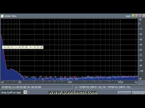 audio frequency test tones